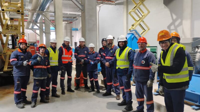 Equipe Dunexa em treinamento